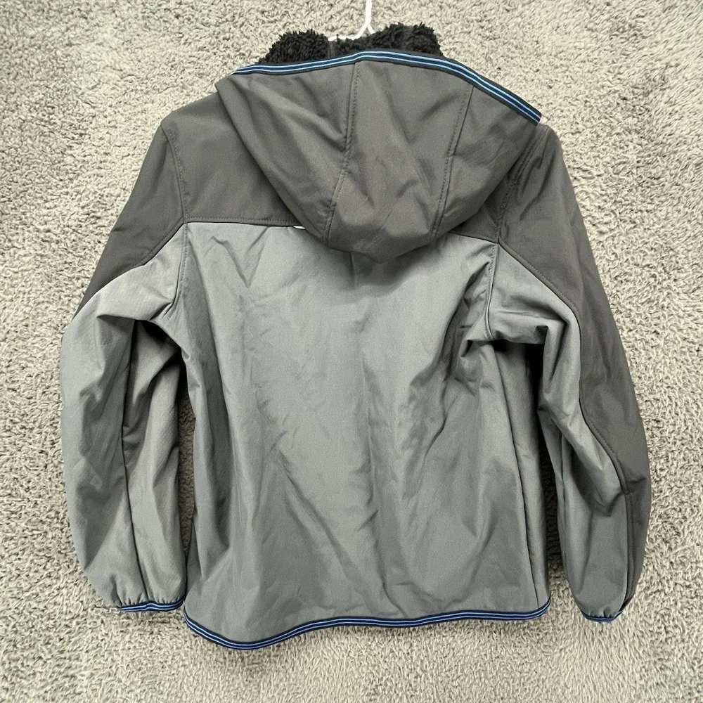 Brand New Gerry Boys Medium Falcon Softshell GRAY‎  Jacket Coat Full Zip IRON